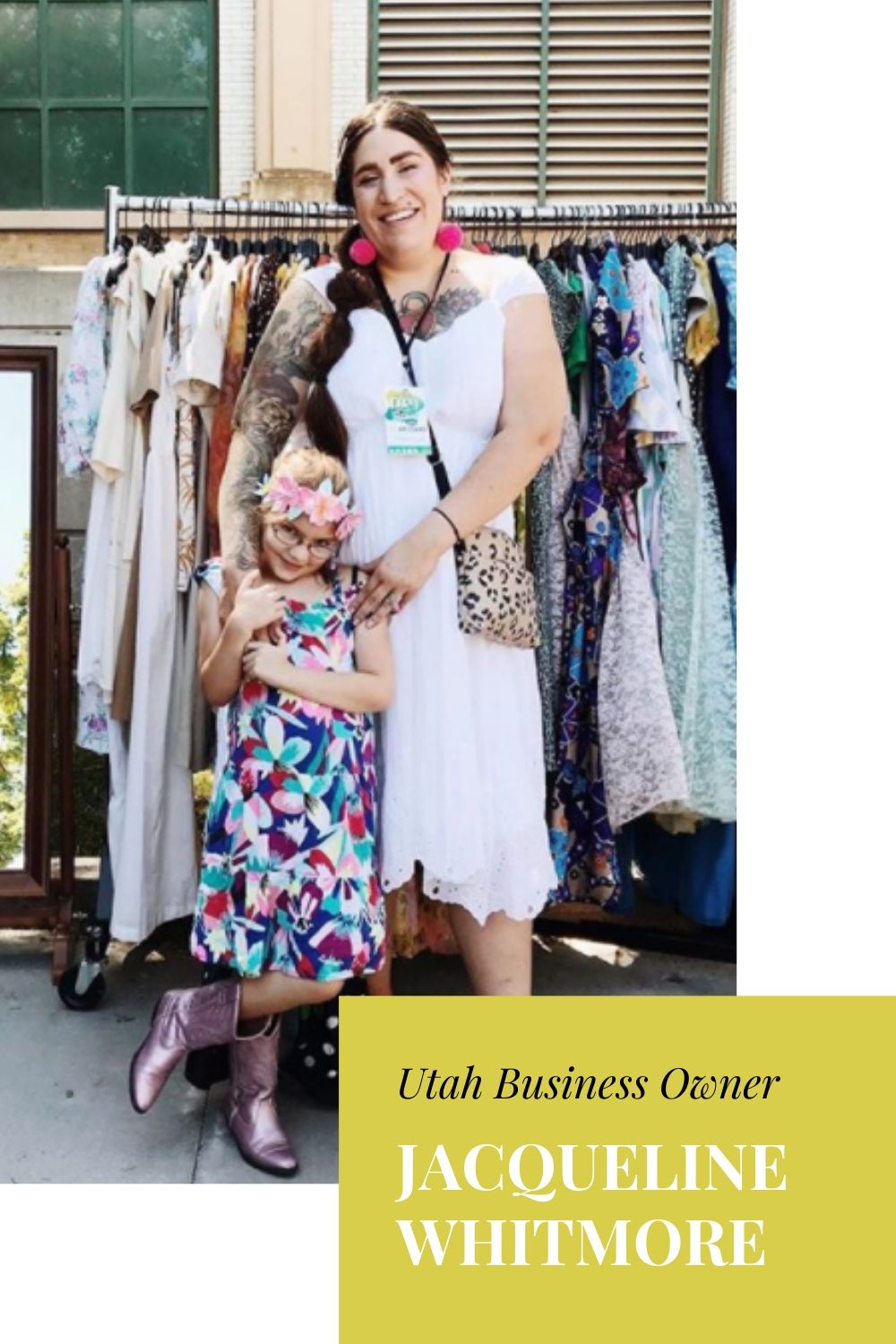 Woman business owner vintage shop Jacqueline Whitmore