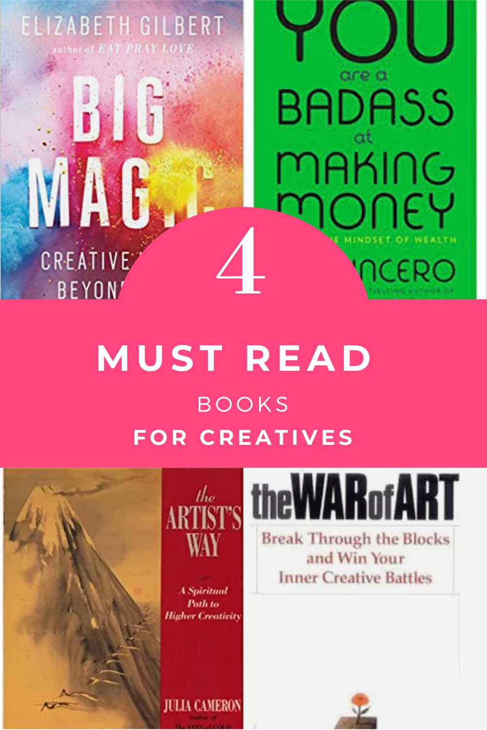 4 must read personal development books for professional creatives