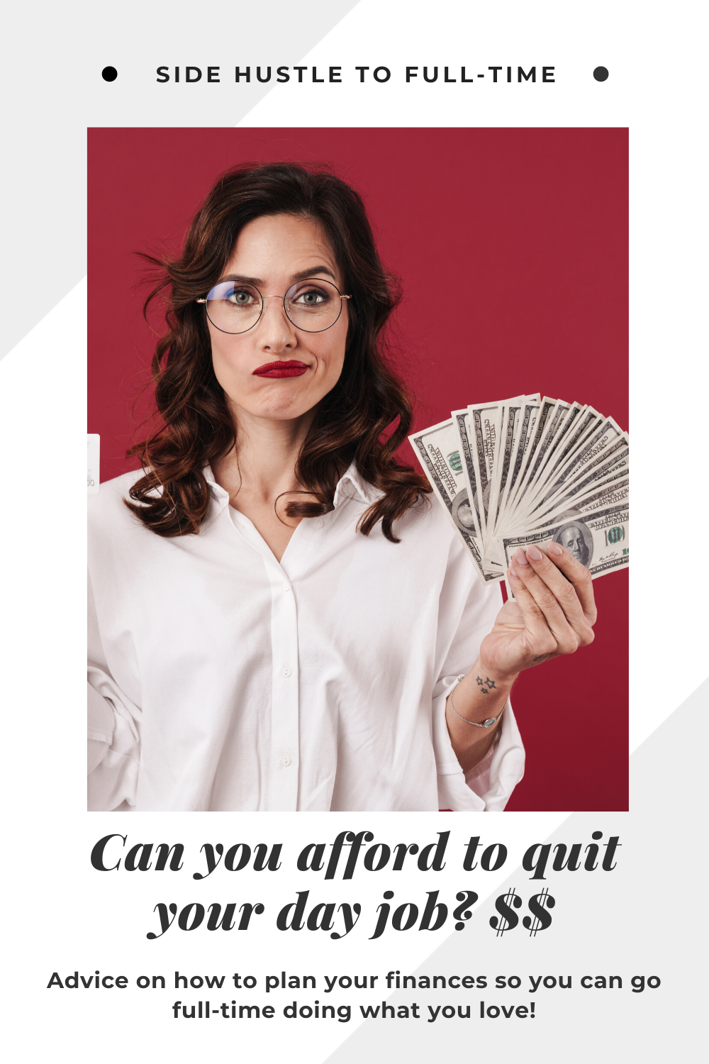 Can you afford to quit your day job?