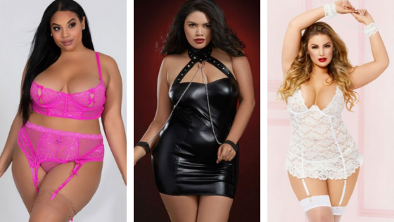 most variety of plus size lingerie options for up to a 3x