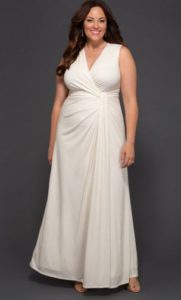 Unique Plus Size Wedding Gown