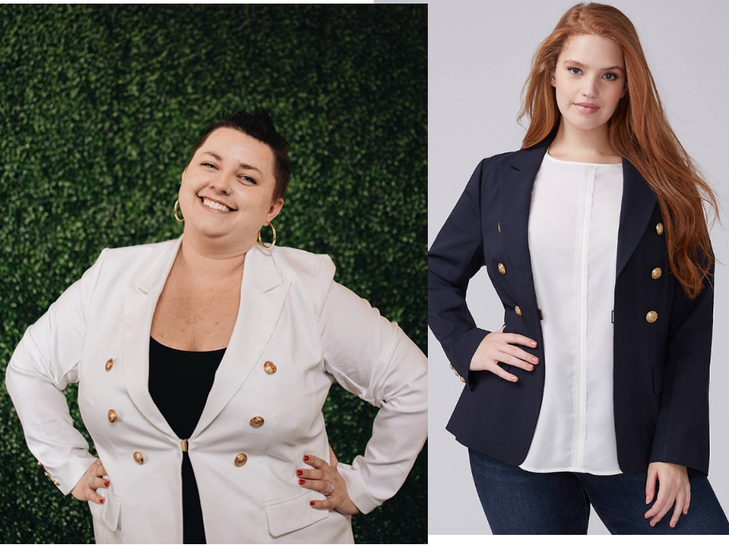 Best plus size clearance blazers