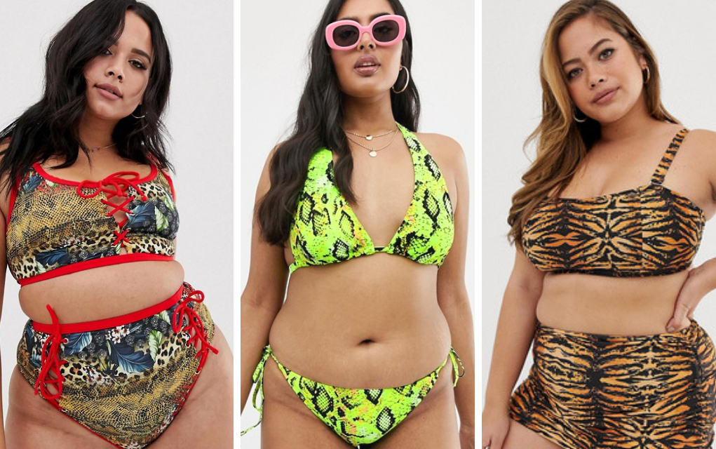 trendy plus size swimsuit from ASOS