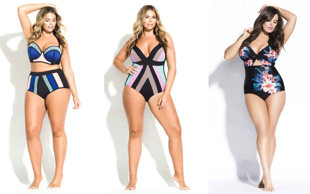 trendy plus size swimsuits high waisted and one piece