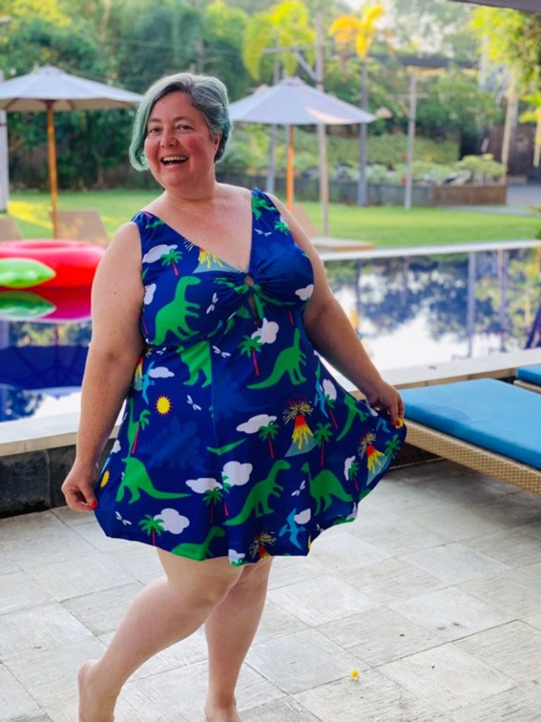 Plus size swim outlet dresses longer length