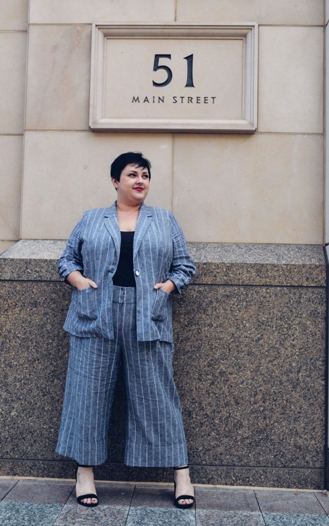 Trendy Plus Size Business Suits from Lane Bryant [Blogger Look