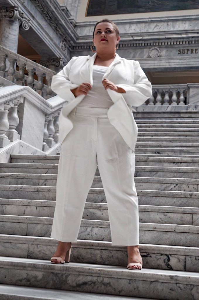 Trendy Plus Size Business Suits from Lane Bryant [Blogger Look