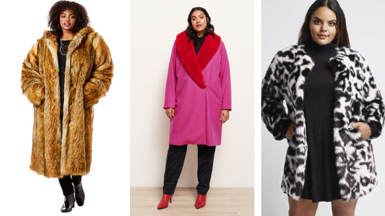 9 Plus Size Faux Fur Coats Inspired, Plus Size Faux Fur Coat Black
