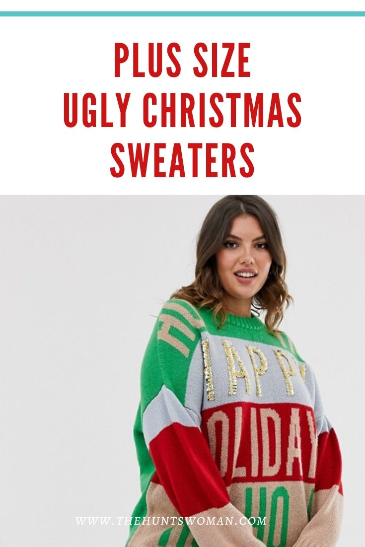 7+ Plus Size Ugly Christmas Sweaters & Kitschy Outfits The Huntswoman