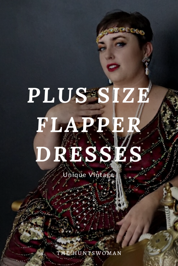 Unique vintage plus size on sale flapper