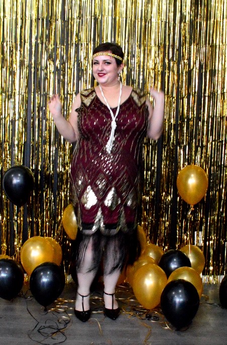 Gatsby theme dress plus cheap size