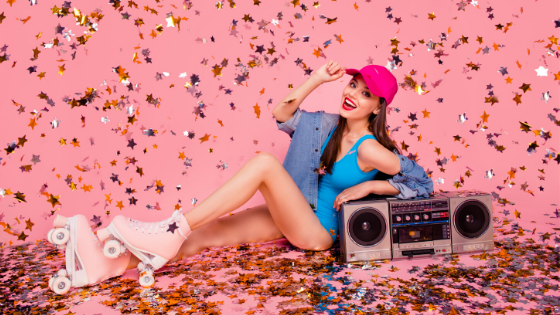 woman with confetti and boombox - The 7 Smartest Things I've Done in 2020