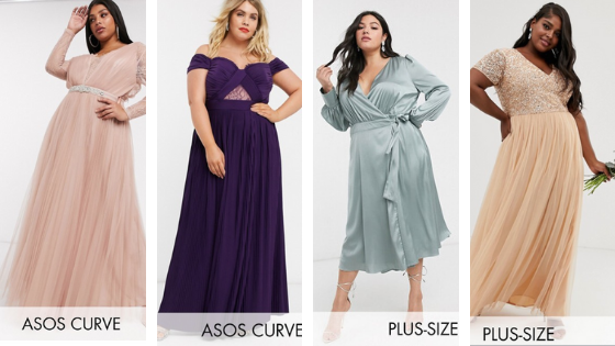 9+ Brands That Carry Flattering* Plus Size Bridesmaids Dresses | 2021 - The Huntswoman