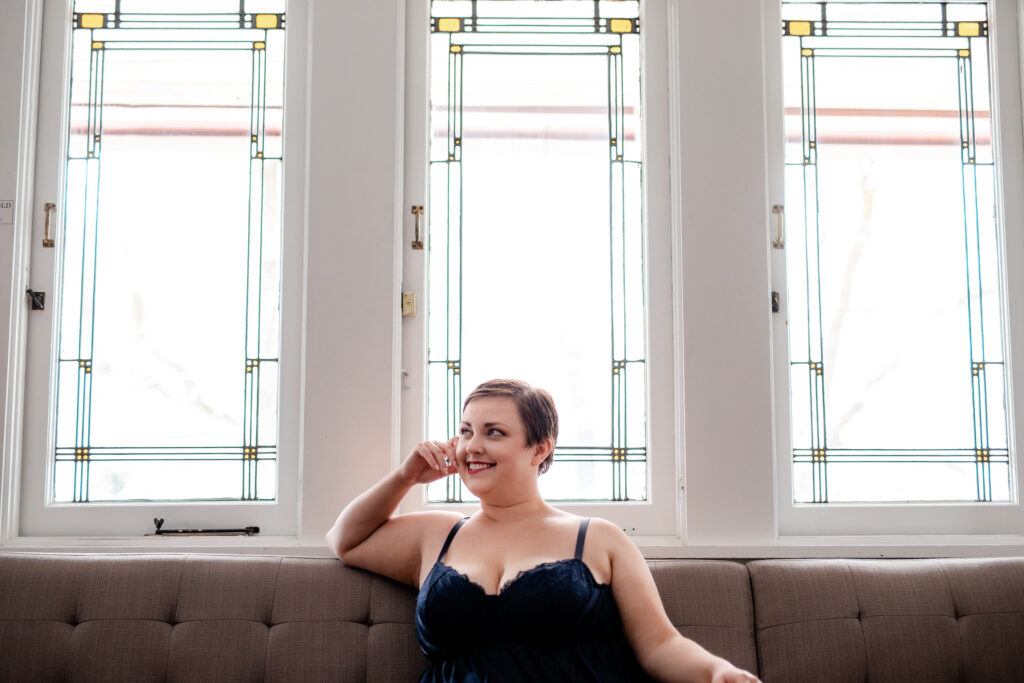 Valentine's Day Plus Size Boudoir Photoshoot