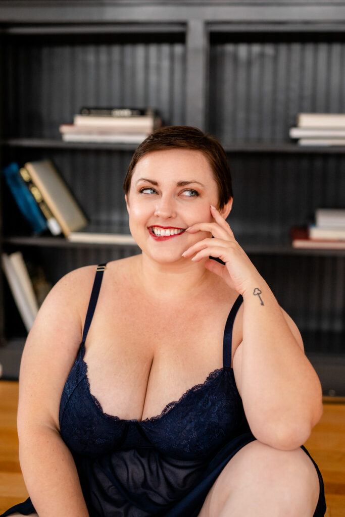 Valentine's Day Plus Size Boudoir Photoshoot