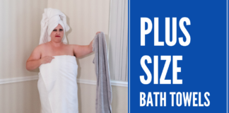 Plus size bath towels