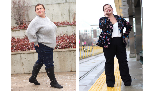 Styling Plus Size Boyfriend Jeans  Street Style Look Book - The Huntswoman