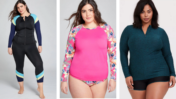 plus size rash guard and wetsuit guide