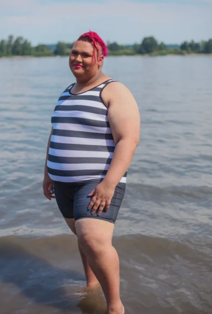 neutral color bathing suits