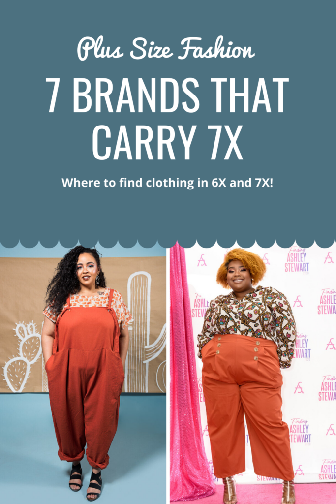 6X and 7X plus size clothing