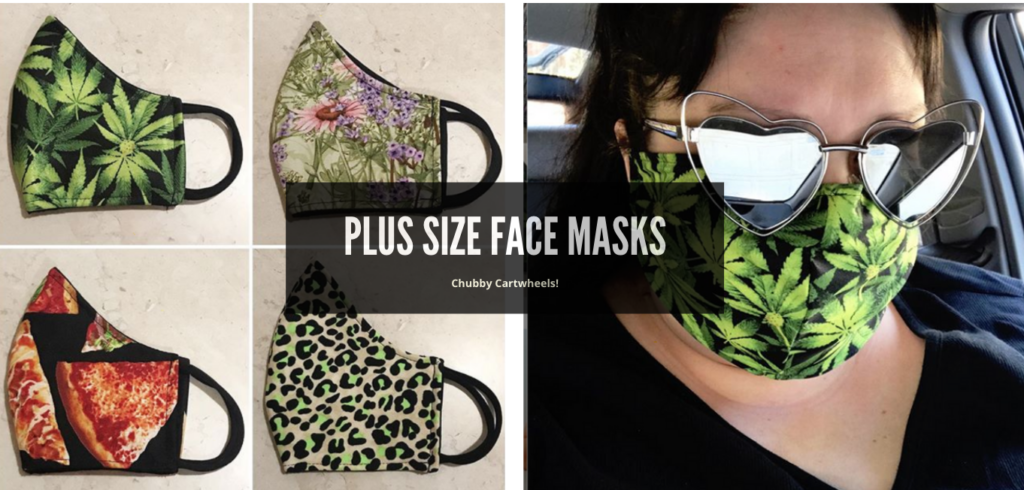 where to buy fabric face masks for plus size faces