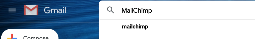 Setting up a newsletter link in MailChimp step 2