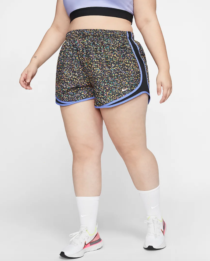 Plus size running shorts from NIKE