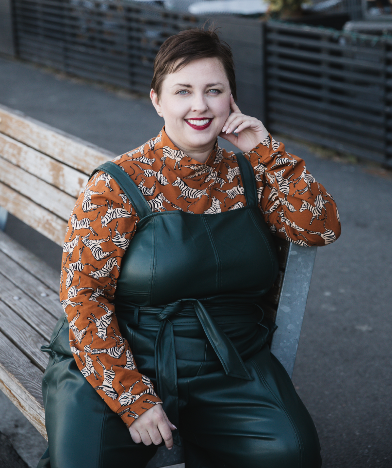 Faux Leather Plus Size Look Book with Eloquii - The Huntswoman