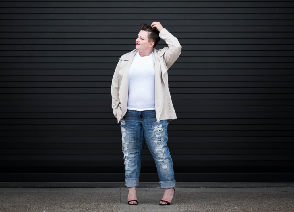 Plus size boyfriend jeans style guide