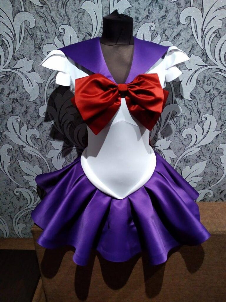 Custom plus size sailor moon purple fuku costume