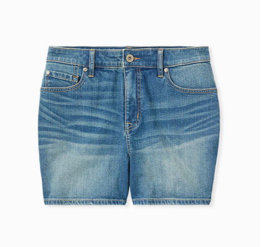 Plus Size High Waisted Shorts