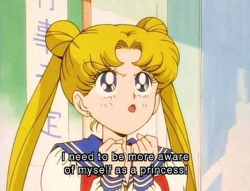 Inspiring quote from Sailor Moon TV Show