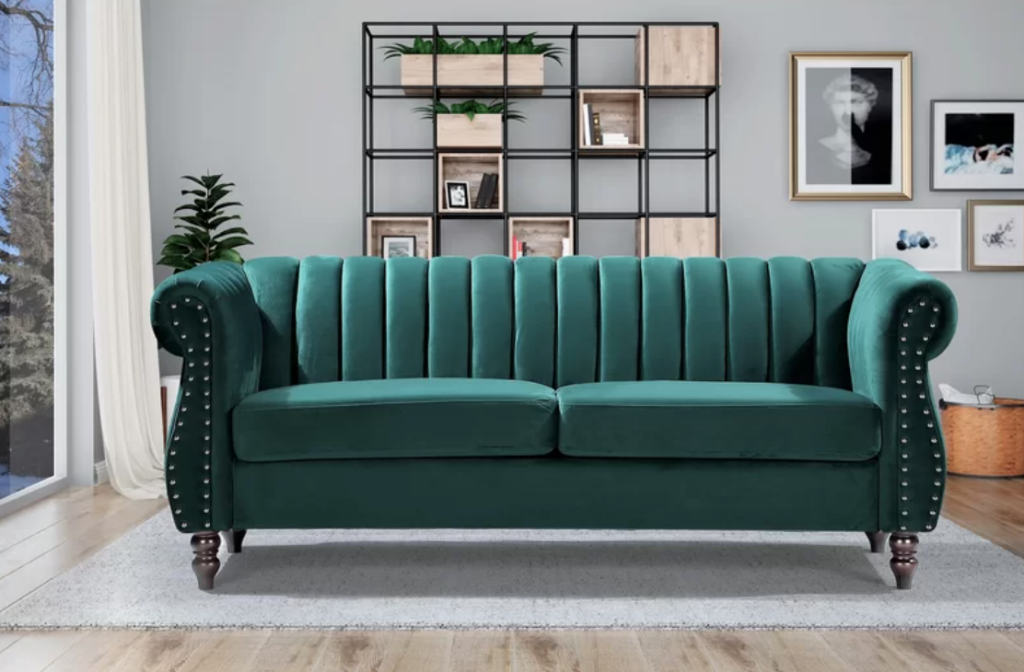 7 Tufted Emerald Green Couches Where to Buy! The Huntswoman