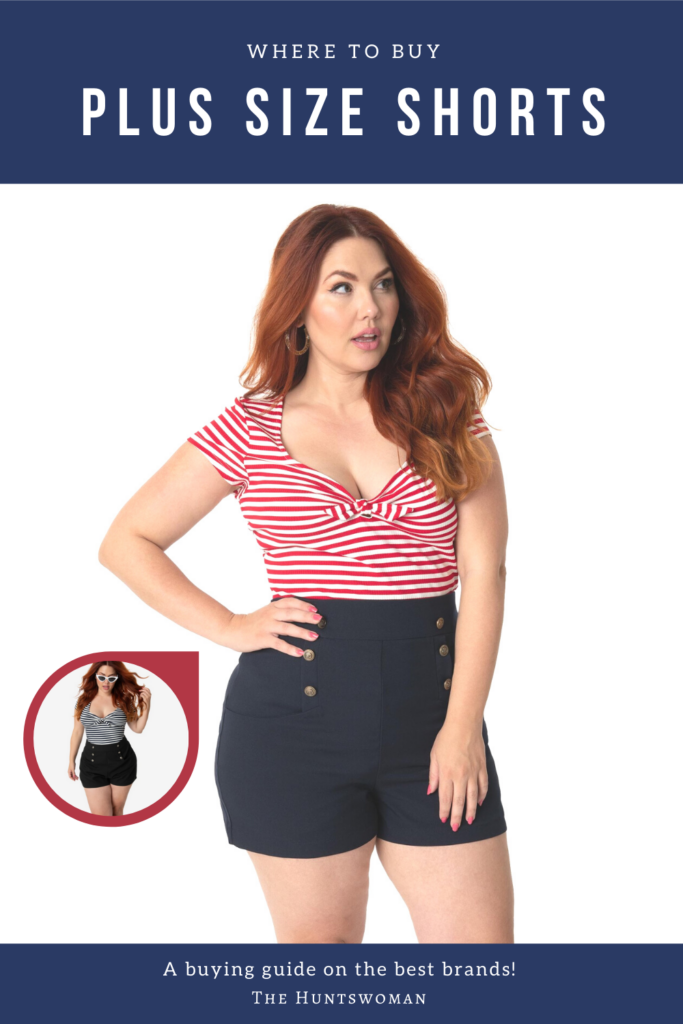 Plus Size High Waisted Shorts