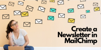 how to set up a newsletter in mailchimp for authors and bloggers