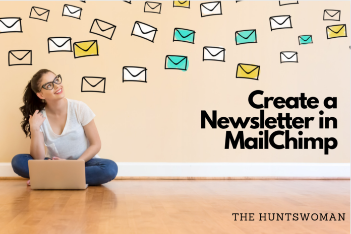 how to set up a newsletter in mailchimp for authors and bloggers