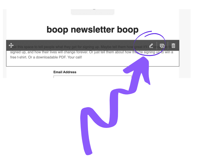 Setting up a newsletter link in MailChimp step 13