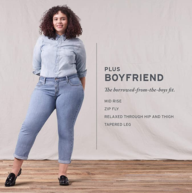 scrapbog replika pause Styling Plus Size Boyfriend Jeans | Street Style Look Book - The Huntswoman