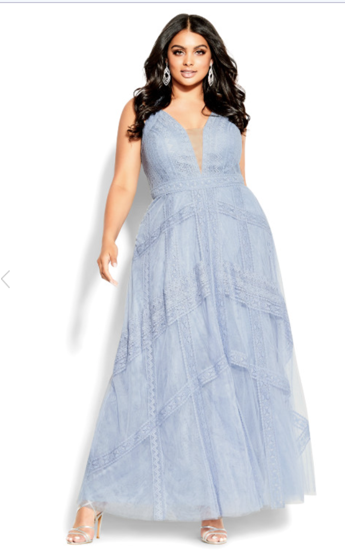 light blue cinderalla princess plus size wedding dress
