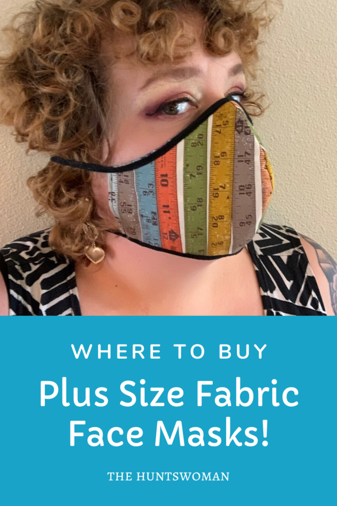 where to buy fabric face masks for larger plus size faces