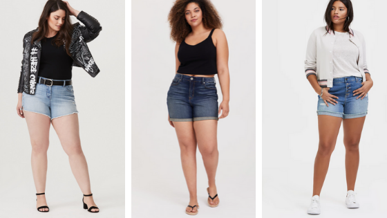 Plus size hot sale flowy shorts