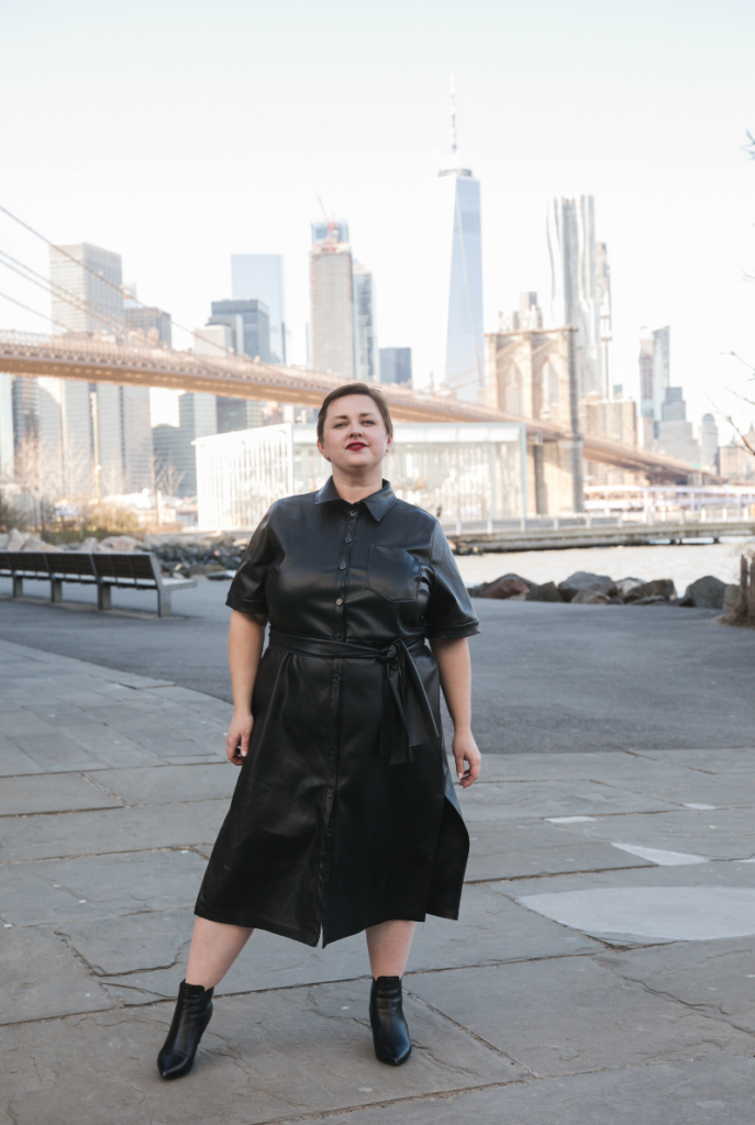 Plus size LGBT fashion blogger