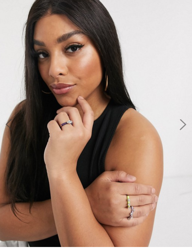 Plus size rings from ASOS curve