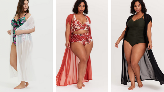 plus size swimsuit coverups