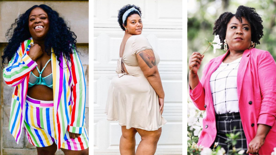 black plus size fashion