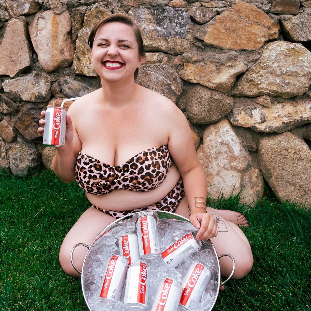 Influencer Diet Coke Photoshoot