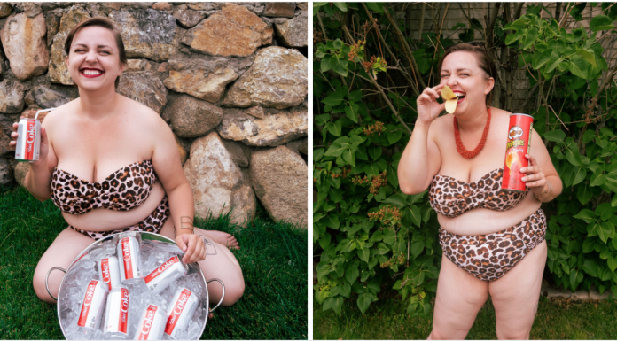 Snack Blogger Photoshoot - Diet Coke and Pringles
