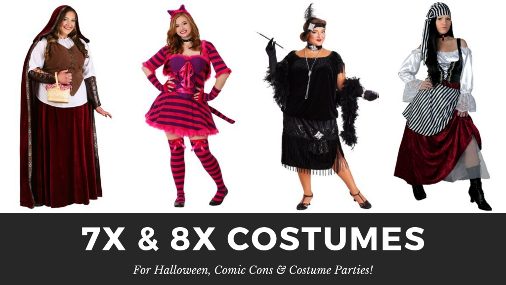 7x & 8x Costumes for Halloween, Costume Parties & Comic Con