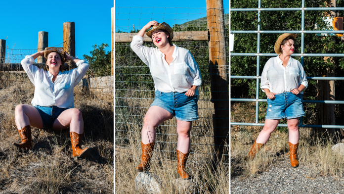 Cowgirl Style - Plus Size Fashion Editorial in Utah