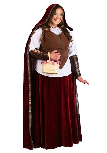 Plus size red riding hood ostume in a 6x